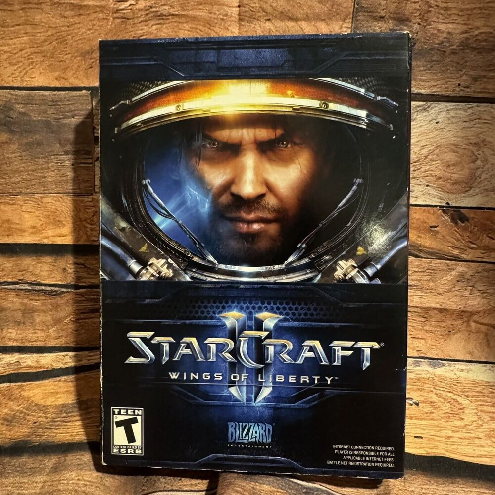 StarCraft II 2 Wings of Liberty PC DVD-ROM Game Blizzard Small Box Video Game